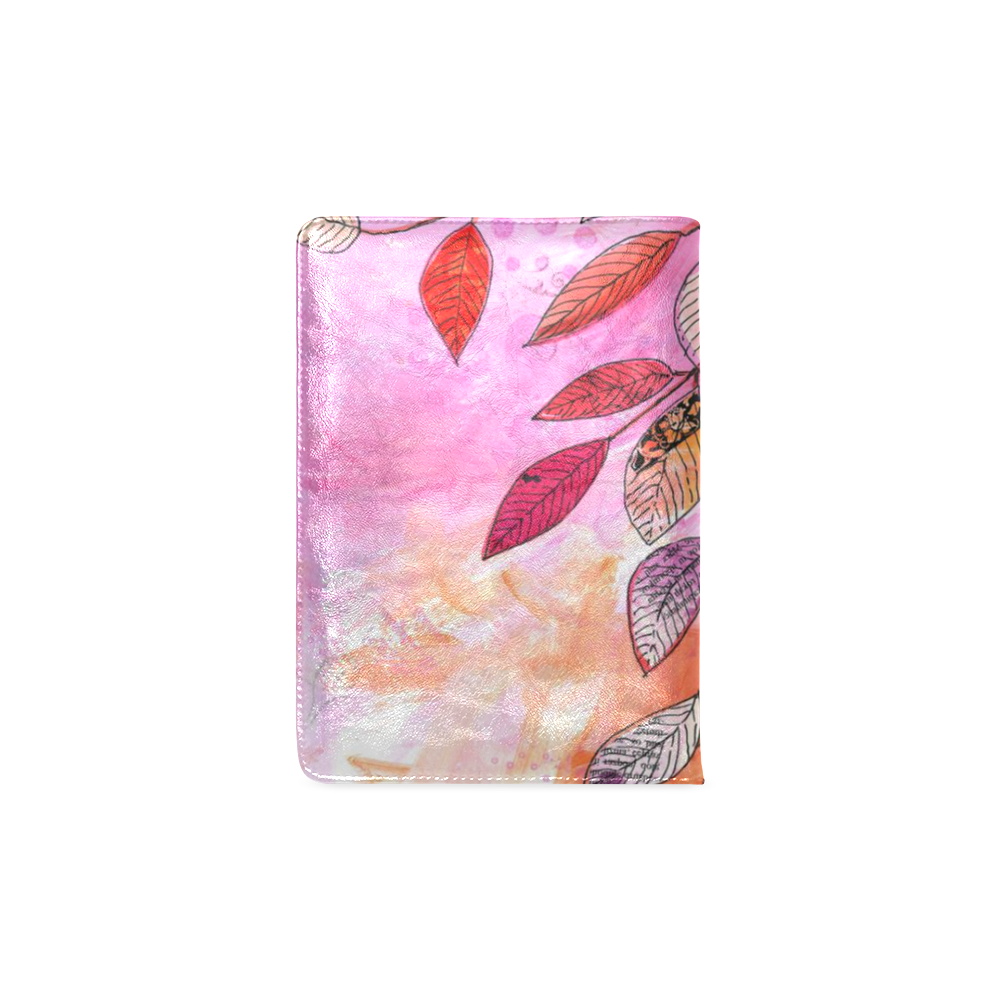 a very pink branch half Custom NoteBook A5