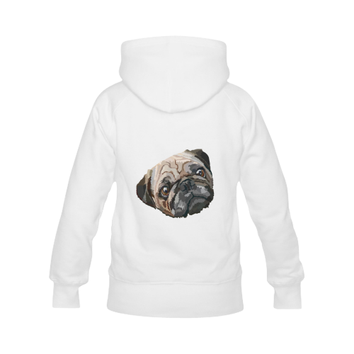 pug love Men's Classic Hoodies (Model H10)