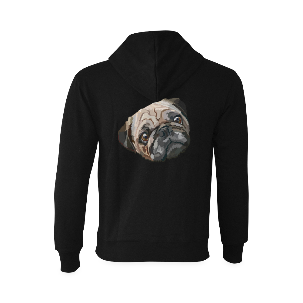 pug love Oceanus Hoodie Sweatshirt (Model H03)