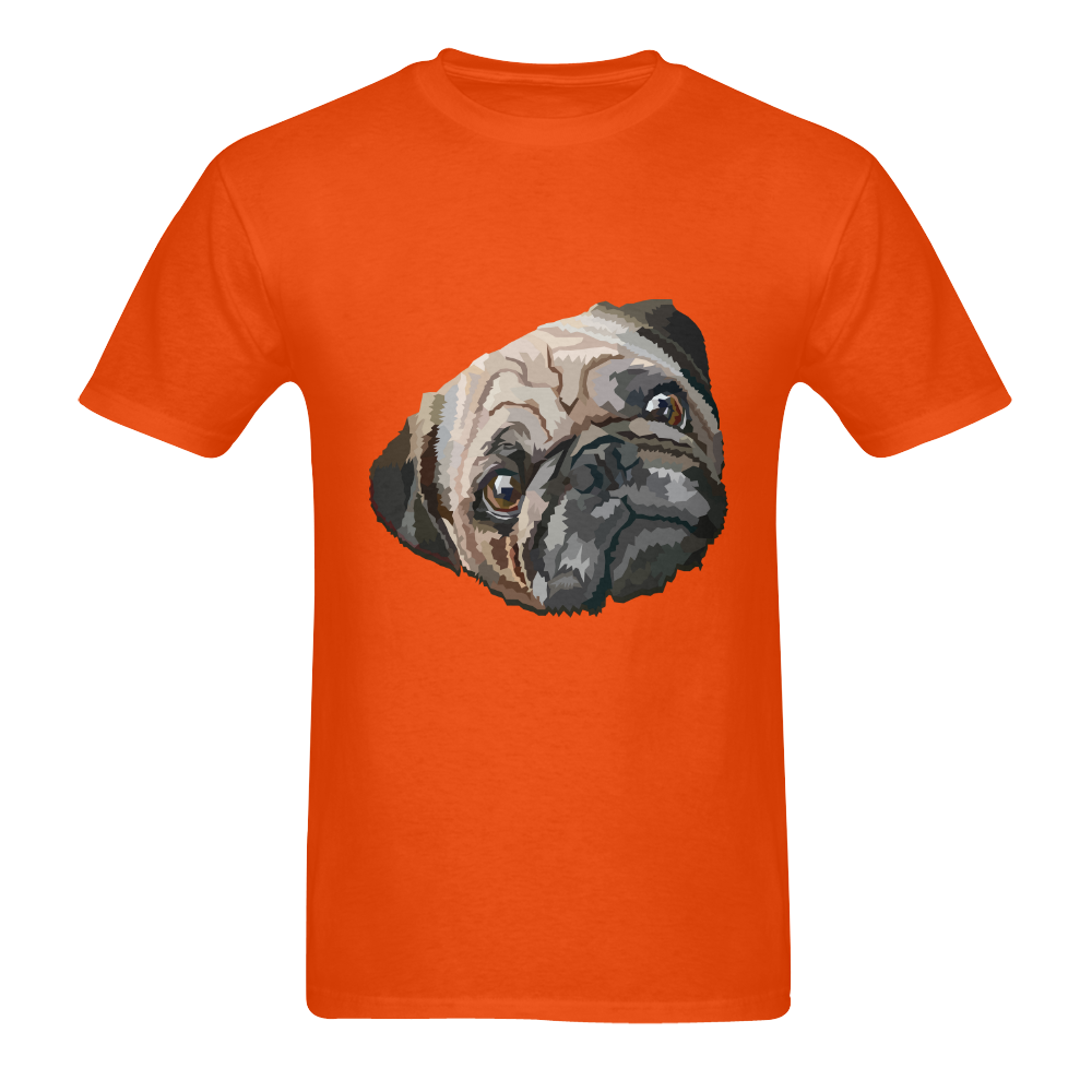 pug love Sunny Men's T- shirt (Model T06)