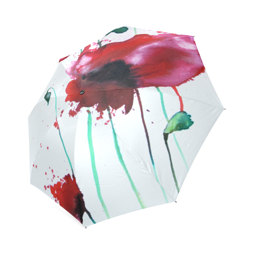 Poppies Umbrella Foldable Umbrella (Model U01)