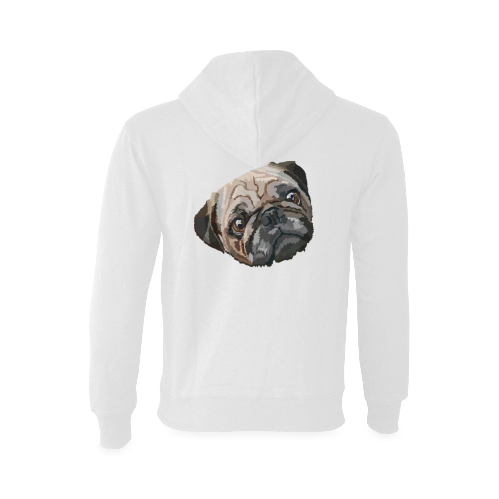 pug love Oceanus Hoodie Sweatshirt (Model H03)