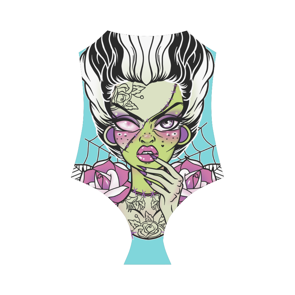Bride of Frankenstein BATHERS Strap Swimsuit ( Model S05)
