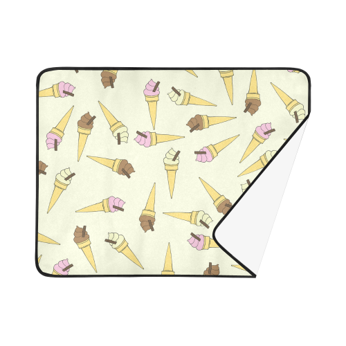 Neapolitan Ice Cream Beach Mat 78"x 60"