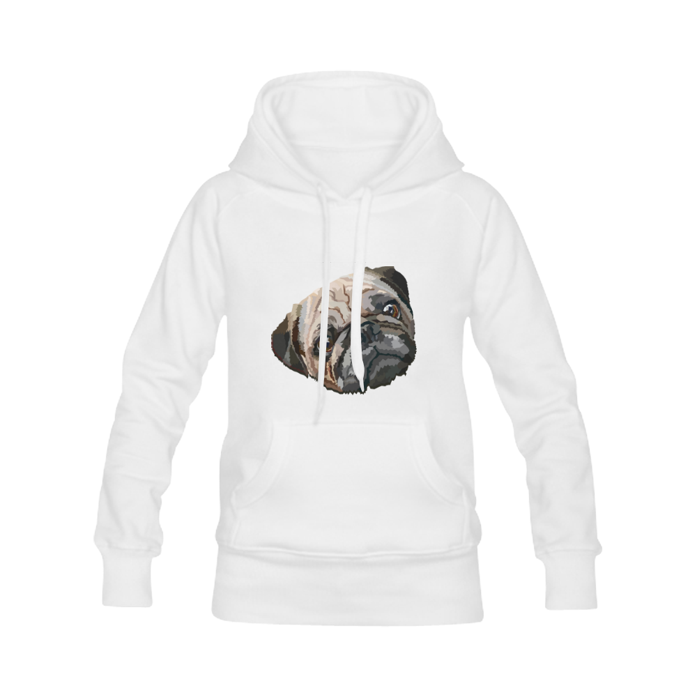 pug love Men's Classic Hoodies (Model H10)