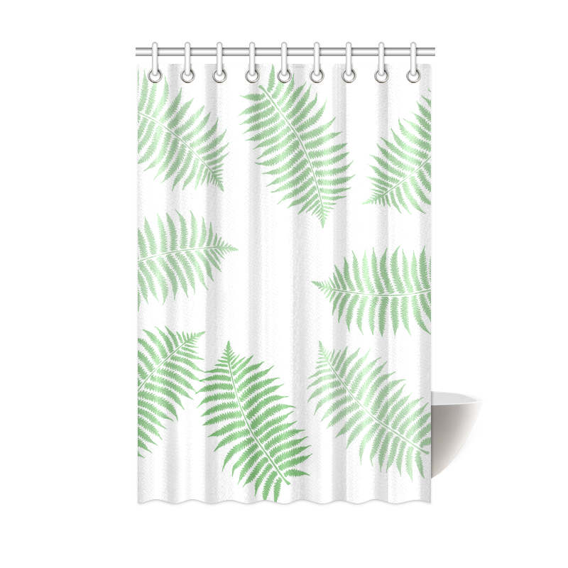 fern branches pattern Shower Curtain 48"x72"