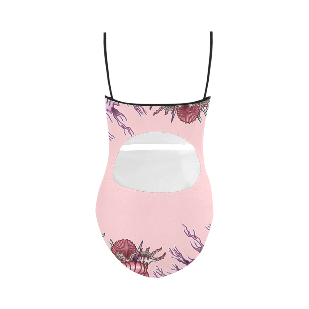 CORAL MERMAID BATHERS Strap Swimsuit ( Model S05)