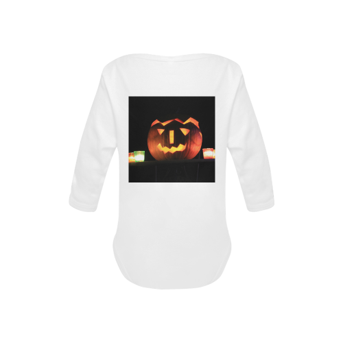 Halloween20160805 Baby Powder Organic Long Sleeve One Piece (Model T27)