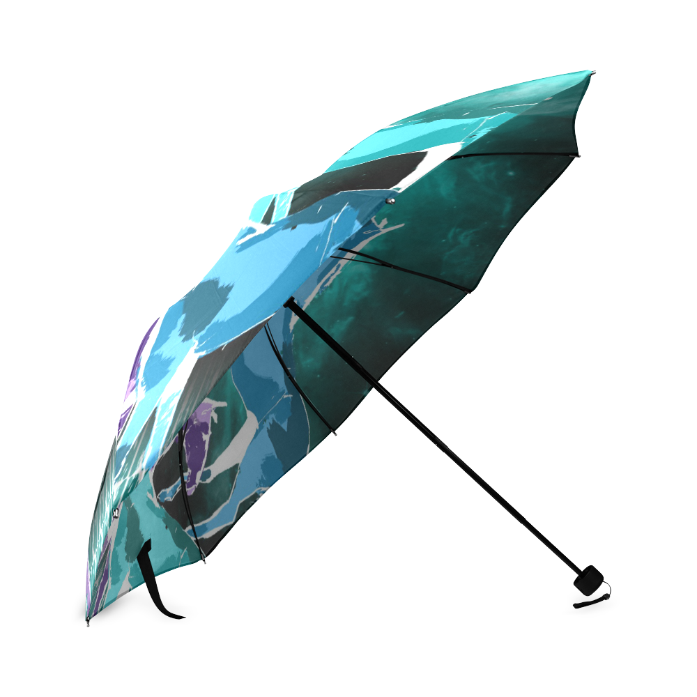 Horses under a galaxy Foldable Umbrella (Model U01)