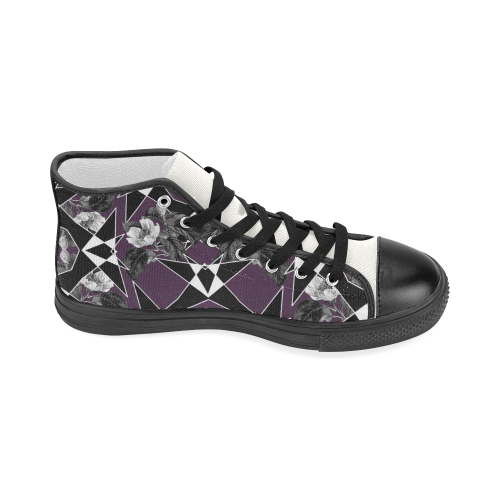 Limbo Women's Classic High Top Canvas Shoes (Model 017)