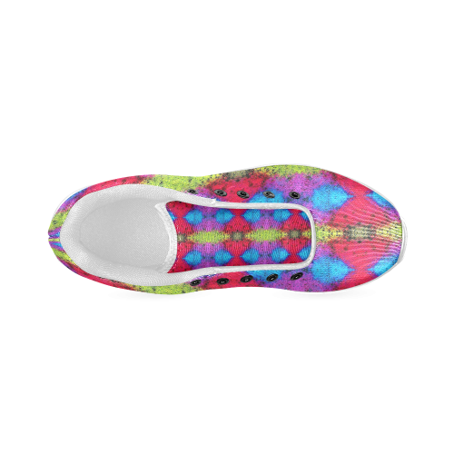 Colorful Painting Goa Pattern Women’s Running Shoes (Model 020)