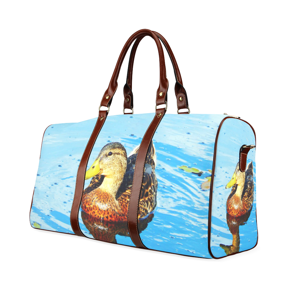 Duck Reflected Waterproof Travel Bag/Large (Model 1639)