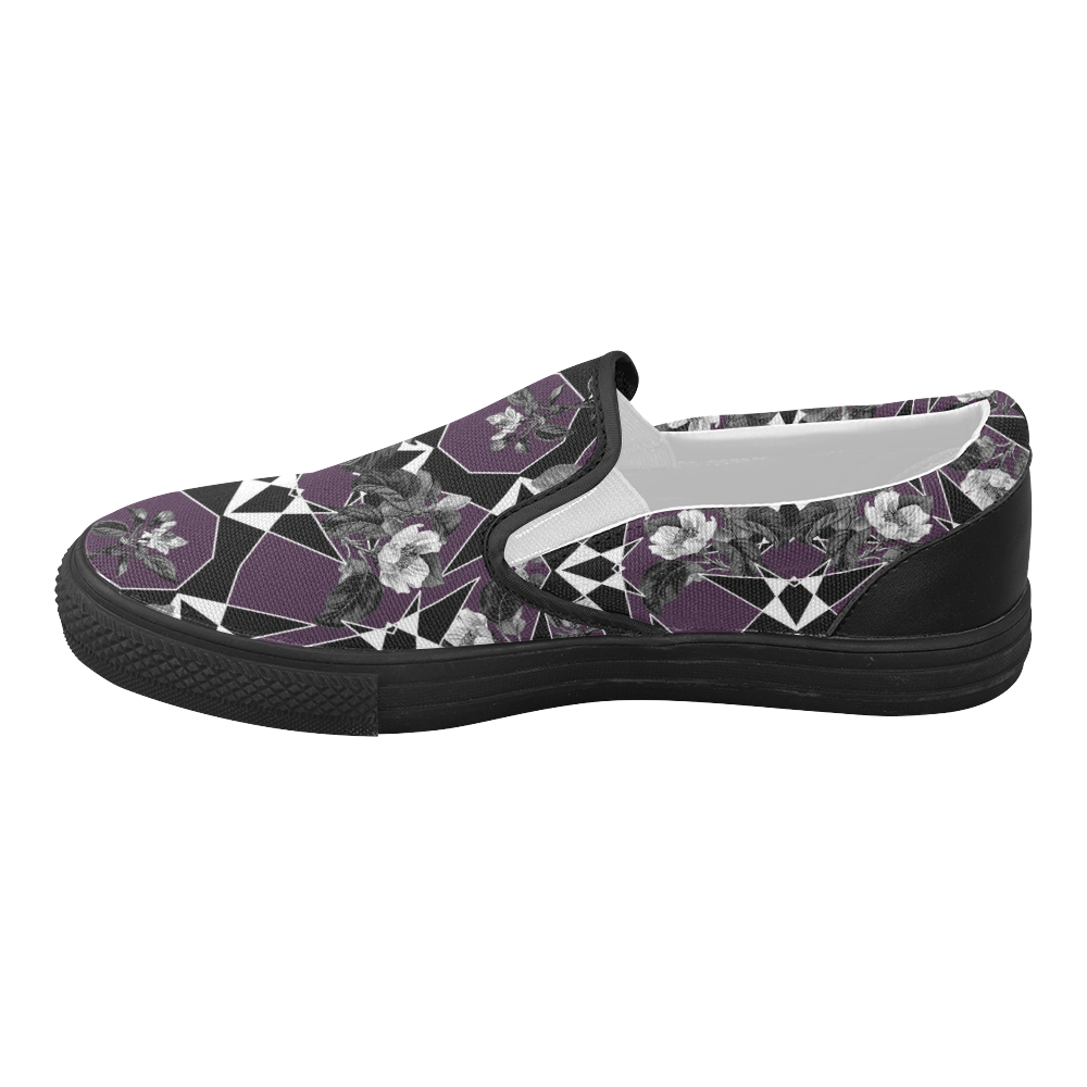 Limbo Women's Slip-on Canvas Shoes (Model 019)