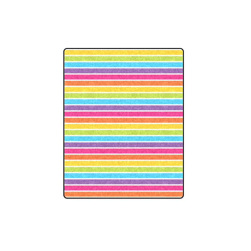 rainbow stripes Blanket 40"x50"