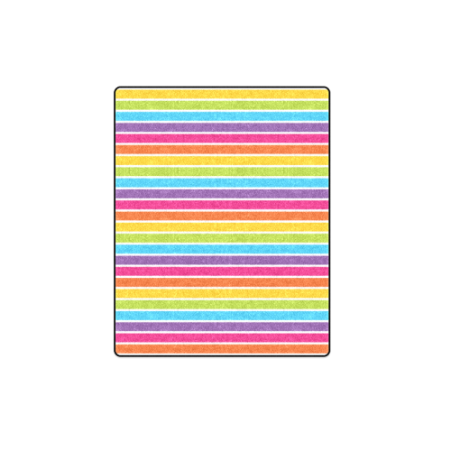 rainbow stripes Blanket 40"x50"