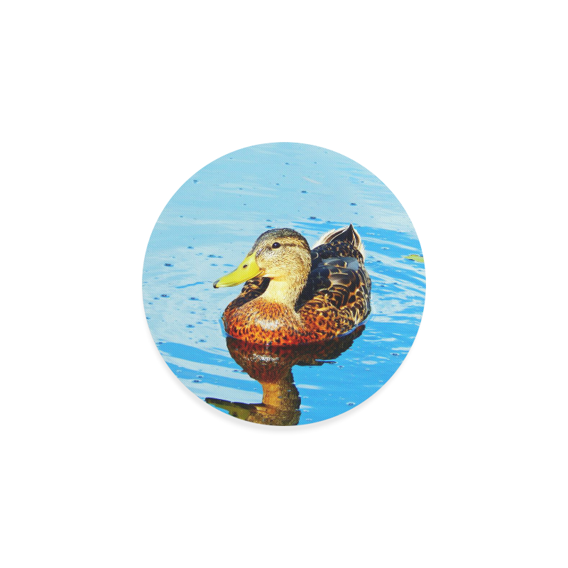 Duck Reflected Round Coaster