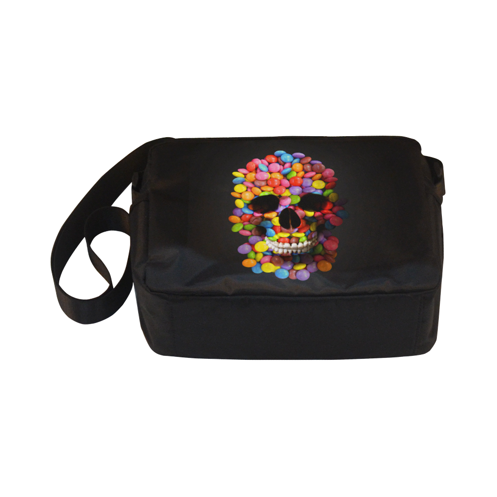 Halloween Candy Sugar Skull Classic Cross-body Nylon Bags (Model 1632)