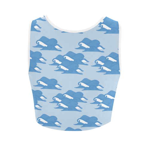 Once Upon an Ocean Women's Crop Top (Model T42)