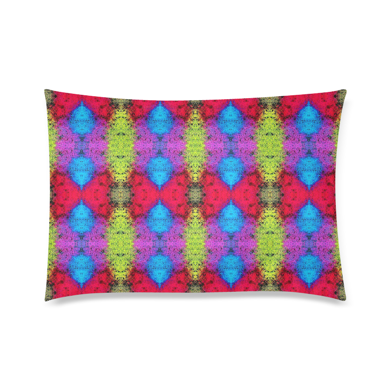 Colorful Painting Goa Pattern Custom Zippered Pillow Case 20"x30" (one side)
