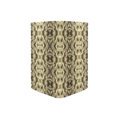 Gold Fabric Pattern Design Women's Leather Wallet (Model 1611)