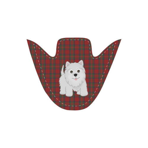 Tartan Plaid and Scottie Dog by ArtformDesigns Women's Slip-on Canvas Shoes (Model 019)