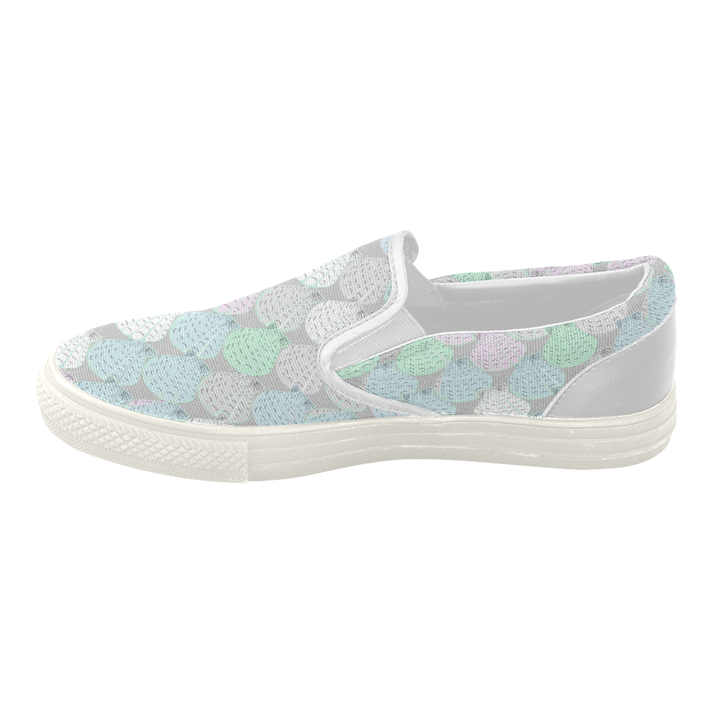 The Universe in a Conch-Shell Women's Slip-on Canvas Shoes (Model 019)