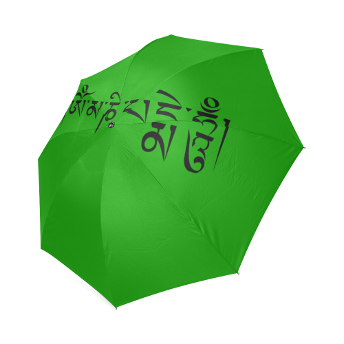 Om mani padme hum Foldable Umbrella (Model U01)