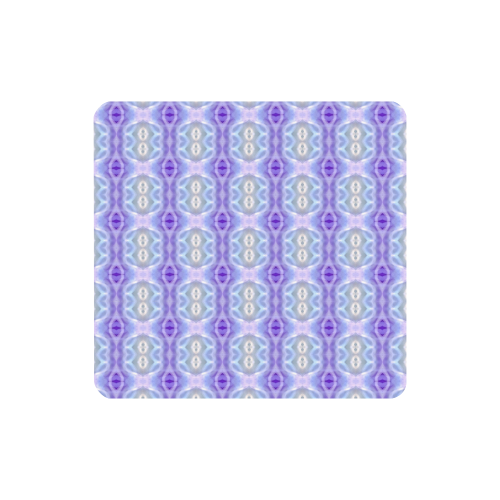Light Blue Purple White Girly Pattern Women's Clutch Wallet (Model 1637)