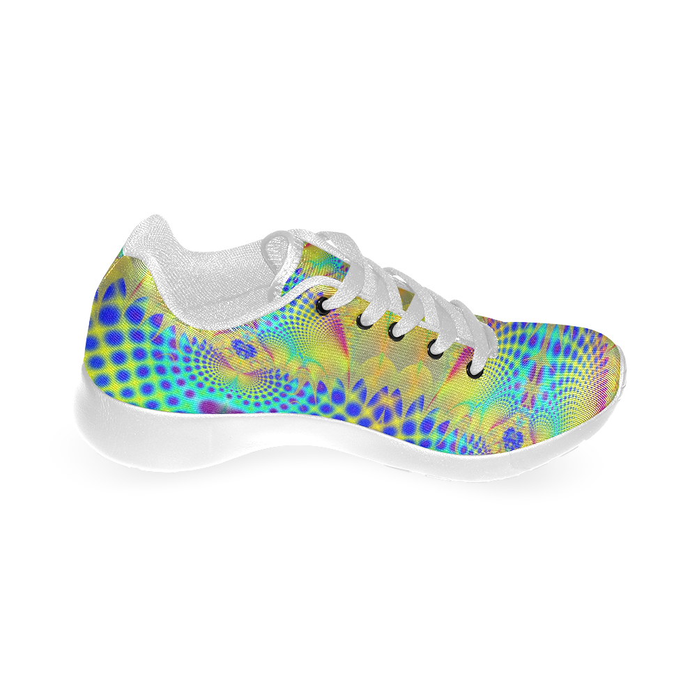 Under The Sea Fractal Abstract Men’s Running Shoes (Model 020)