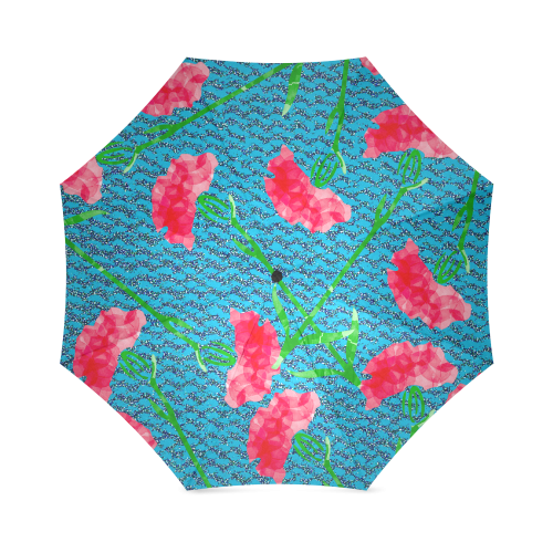 Carnations Foldable Umbrella (Model U01)