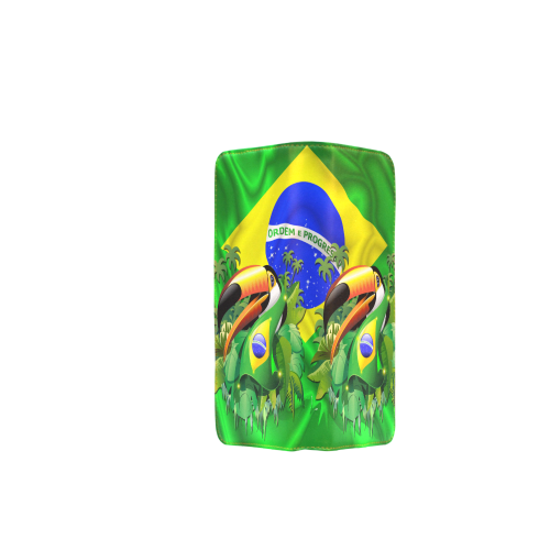 Brazil Flag with Toco Toucan Women's Clutch Wallet (Model 1637)