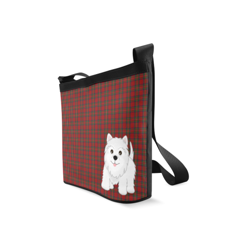 Tartan Plaid and Scottie Dog by ArtformDesigns Crossbody Bags (Model 1613)
