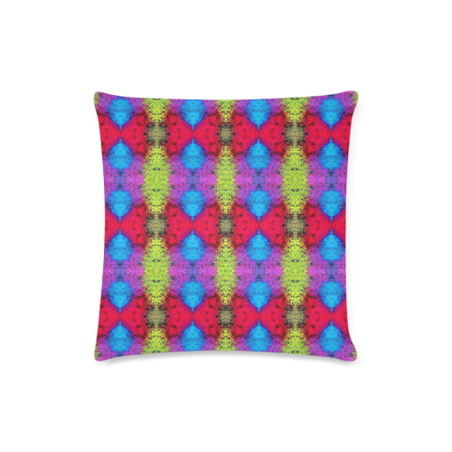 Colorful Painting Goa Pattern Custom Zippered Pillow Case 16"x16" (one side)