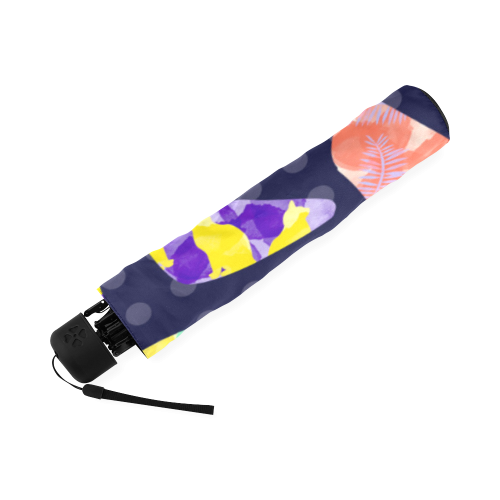 Colorful High Heels Pattern Foldable Umbrella (Model U01)