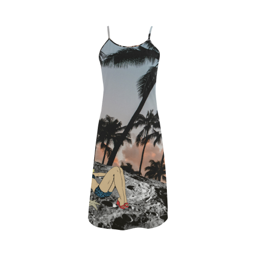 On vacation Alcestis Slip Dress (Model D05)