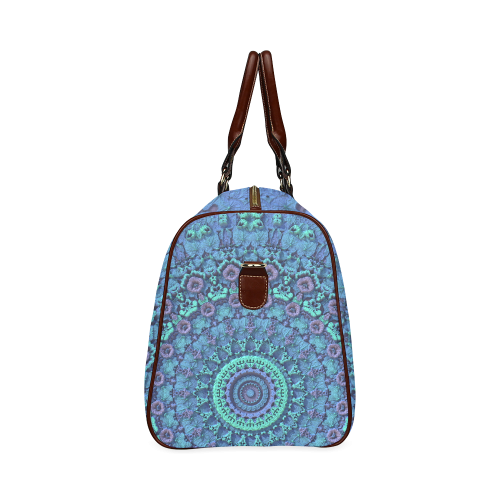 Mandala in Relief Waterproof Travel Bag/Small (Model 1639)