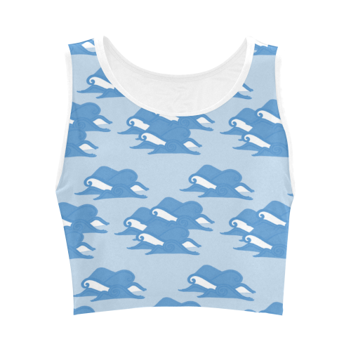 Once Upon an Ocean Women's Crop Top (Model T42)