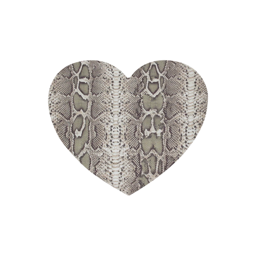 Snake Skin Heart-shaped Mousepad