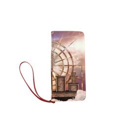 Beautiful angel in the sky Women's Clutch Wallet (Model 1637)