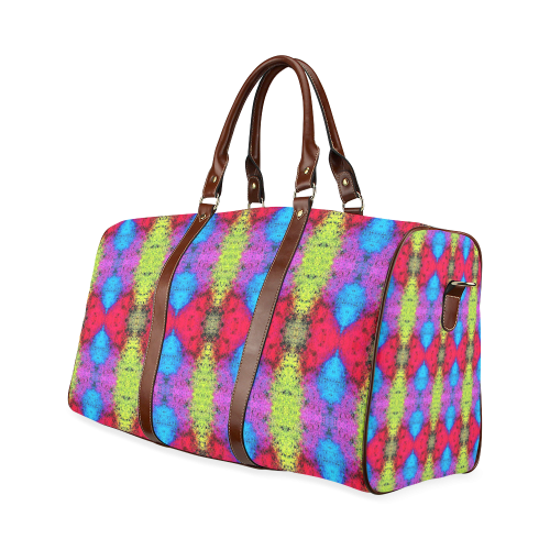 Colorful Painting Goa Pattern Waterproof Travel Bag/Small (Model 1639)
