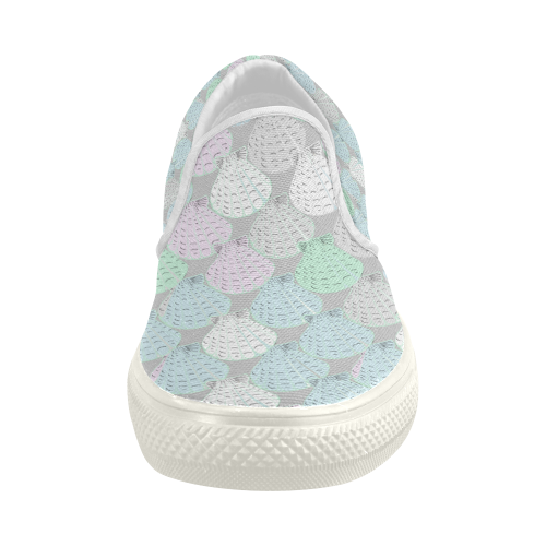 The Universe in a Conch-Shell Women's Slip-on Canvas Shoes (Model 019)