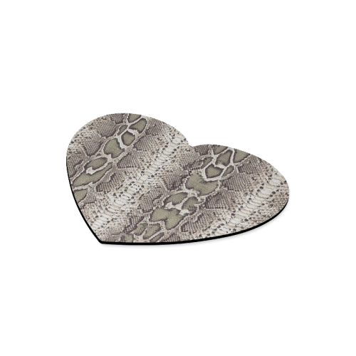 Snake Skin Heart-shaped Mousepad