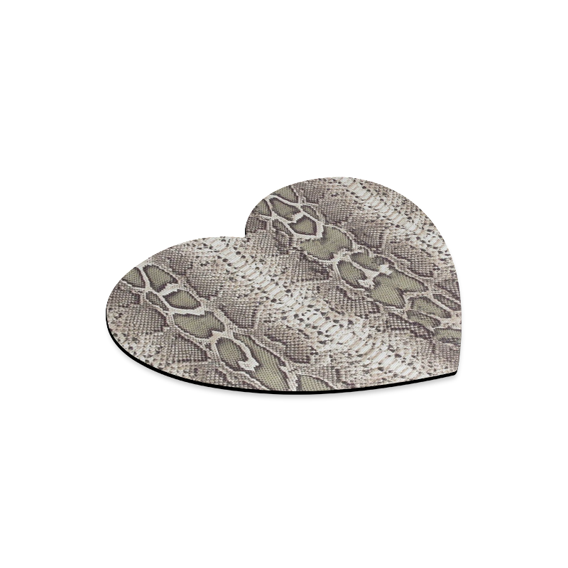 Snake Skin Heart-shaped Mousepad