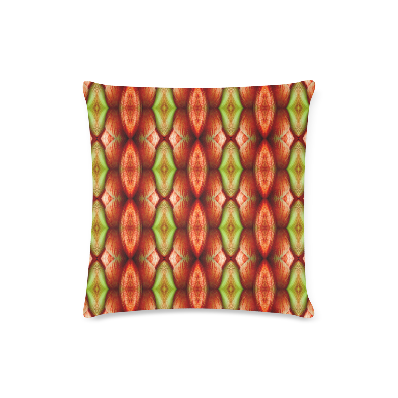 Melons Pattern Abstract Custom Zippered Pillow Case 16"x16" (one side)