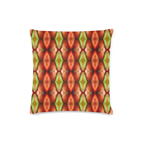 Melons Pattern Abstract Custom Zippered Pillow Case 16"x16"(Twin Sides)