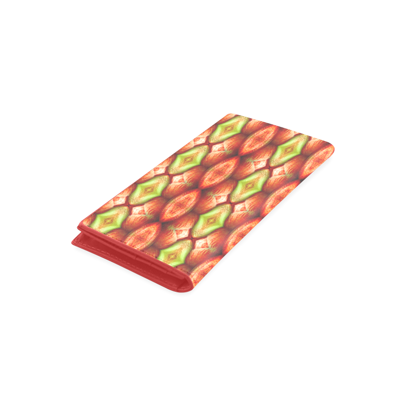 Melons Pattern Abstract Women's Leather Wallet (Model 1611)