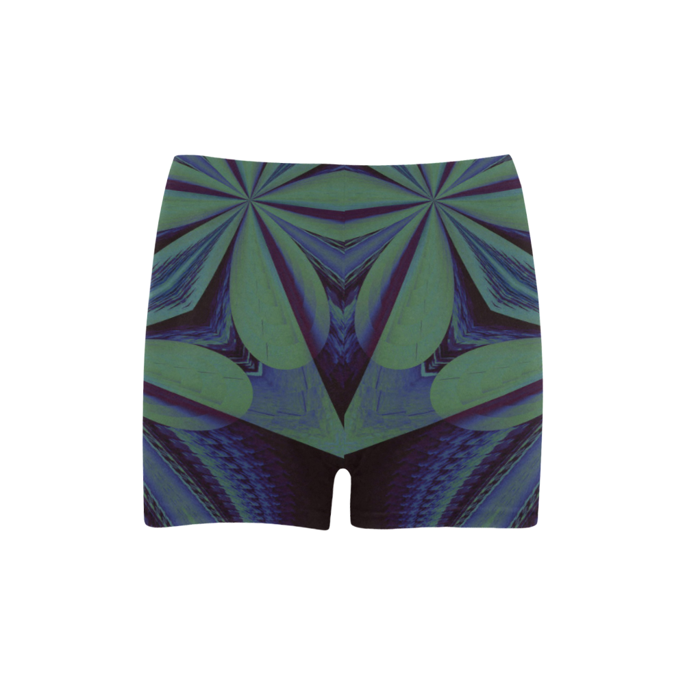 GREEN TEABERRY Briseis Skinny Shorts (Model L04)