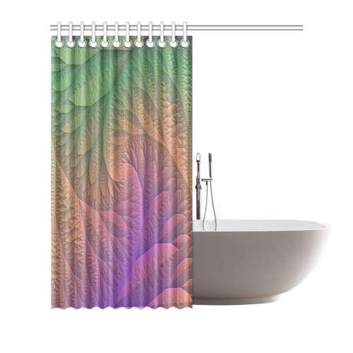 Ridges and Valleys Shower Curtain 72"x72"