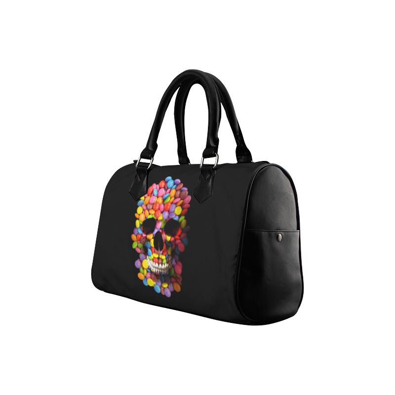 Halloween Candy Sugar Skull Boston Handbag (Model 1621)