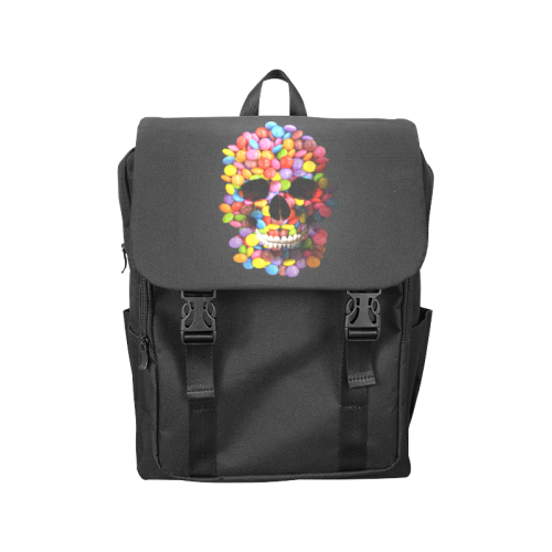 Halloween Candy Sugar Skull Casual Shoulders Backpack (Model 1623)